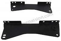 P566438 - SIDE SUPPORTS FOR SEATS, GT3 LOOK (PAIR FOR ONE SEAT) for Porsche 996 Turbo / 996T / 911 Turbo / GT2 • 2005 • 996 turbo • Cabrio • Manual gearbox, 6 speed