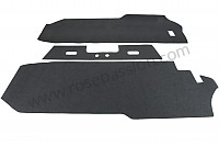 P568345 - INTERIOR SOUNDPROOFING KIT FOR FLOOR for Porsche 911 Classic • 1972 • 2.4s • Coupe • Manual gearbox, 5 speed