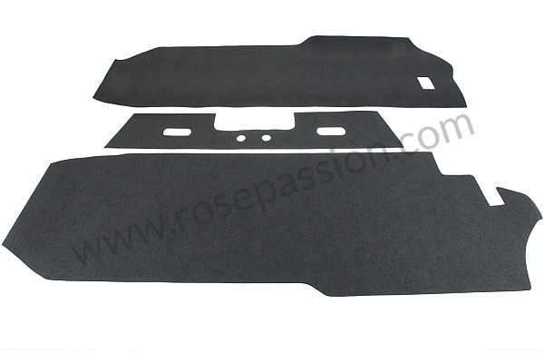 P568345 - INTERIOR SOUNDPROOFING KIT FOR FLOOR for Porsche 911 Classic • 1970 • 2.2e • Targa • Manual gearbox, 5 speed