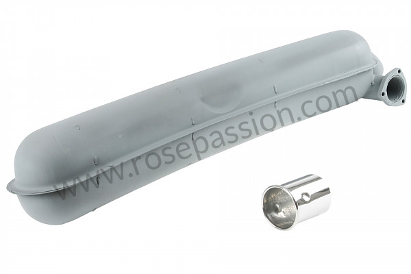 P568349 - METAL SILENCER IN THE ORIGINAL SHAPE (WITHOUT THE HOLLOW FOR 911 3.2) FOR CLASSIC CAR STATUS / CHROME PLATED TAIL PIPE for Porsche 911 G • 1977 • 3.0 carrera • Coupe • Automatic gearbox