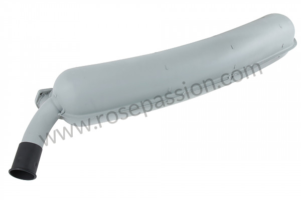 P568350 - METAL SILENCER IN THE ORIGINAL SHAPE (WITHOUT THE HOLLOW FOR 911 3.2) FOR CLASSIC CAR STATUS / BLACK TAIL PIPE for Porsche 