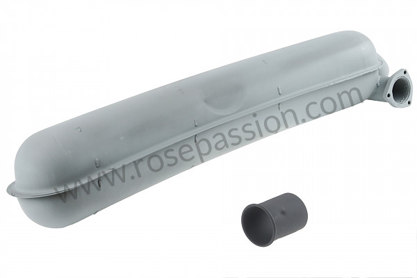 P568350 - METAL SILENCER IN THE ORIGINAL SHAPE (WITHOUT THE HOLLOW FOR 911 3.2) FOR CLASSIC CAR STATUS / BLACK TAIL PIPE for Porsche 911 G • 1977 • 3.0 carrera • Coupe • Automatic gearbox
