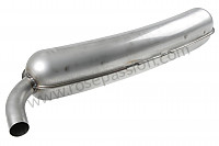 P570419 - STAINLESS STEEL  SSI FINAL SILENCER 1 OUTLET ORIGINAL TYPE for Porsche 911 Classic • 1972 • 2.4s • Targa • Manual gearbox, 4 speed