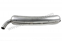 P570419 - STAINLESS STEEL  SSI FINAL SILENCER 1 OUTLET ORIGINAL TYPE for Porsche 911 Classic • 1972 • 2.4t • Coupe • Automatic gearbox