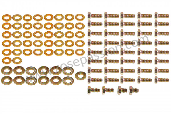 P570637 - THREADED FASTENING KIT FOR ENGINE PLATE 911 74-77 for Porsche 911 G • 1977 • 2.7 • Coupe • Manual gearbox, 5 speed