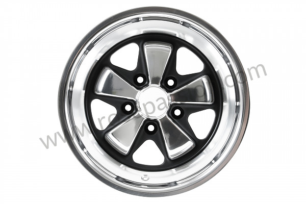 P570806 - 9 X16 SPOKED BLACK AND POLISHED RIM LIKE THE EARLY 911 WITH TUV HOMOLOGATION (ET 10.6) for Porsche 911 Turbo / 911T / GT2 / 965 • 1987 • 3.3 turbo • Coupe • Manual gearbox, 4 speed