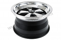 P570806 - 9 X16 SPOKED BLACK AND POLISHED RIM LIKE THE EARLY 911 WITH TUV HOMOLOGATION (ET 10.6) for Porsche 911 G • 1978 • 3.0sc • Coupe • Manual gearbox, 5 speed