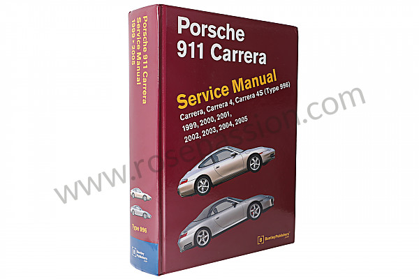P570808 - LIVRE TECHNIQUE pour Porsche 996 / 911 Carrera • 2001 • 996 carrera 4 • Coupe • Boite manuelle 6 vitesses