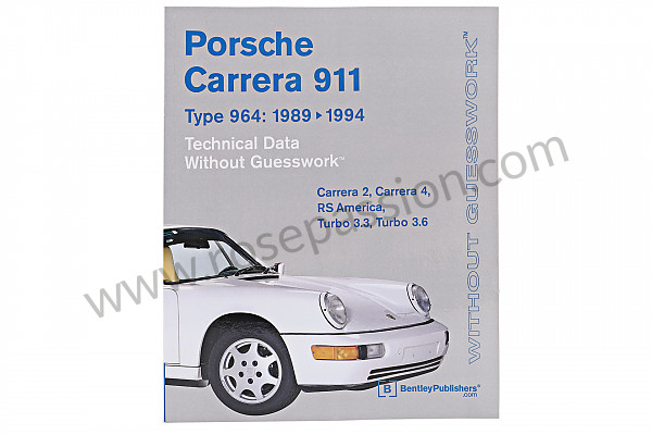 P570815 - LIBRO CON DATI RELATIVI ALLA RIPARAZIONE 964 89-94  per Porsche 964 / 911 Carrera 2/4 • 1990 • 964 carrera 2 • Cabrio • Cambio auto