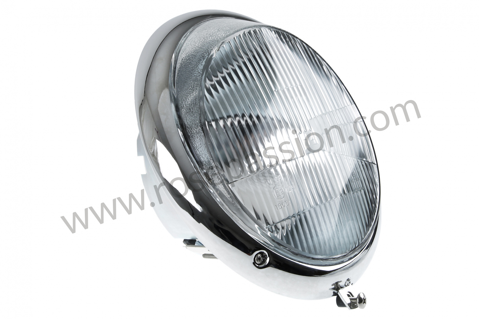 P570906 - HEADLIGHT EUROPE 356 - TOP OF HEADLIGHT LENS WITH GRANULAR ASPECT  / WHITE / WHITE for Porsche 356B T5 / 1960 / 1600 carrera gt (692 / 3) /  Coupe b t5 / Manual gearbox, 4 speed