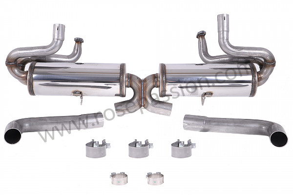 P572054 - COMPLETE SPORTS EXHAUST 356 + 912 (FOR 912 ALSO USE P572055) for Porsche 356B T6 • 1963 • 1600 s (616 / 12 t6) • Coupe reutter b t6 • Manual gearbox, 4 speed