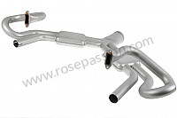 P573542 - ESCAPE ESPORTIVO ESTILO SEBRING REDONDO (INOX) para Porsche 356B T6 • 1963 • 1600 (616 / 1 t6) • Coupe karmann b t6 • Caixa manual 4 velocidades