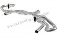 P573542 - ROUND SEBRING STYLE SPORT EXHAUST (INOX) for Porsche 356a • 1957 • 1300 (506 / 2) • Coupe a t1 • Manual gearbox, 4 speed