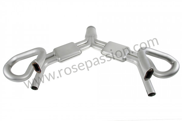 P573542 - ROUND SEBRING STYLE SPORT EXHAUST (INOX) for Porsche 356C • 1964 • 1600 sc (616 / 16) • Coupe reutter c • Manual gearbox, 4 speed