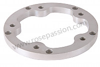 P575519 - ALUMINUM WHEEL SPACER for Porsche 356a • 1957 • 1500 carrera gs (547 / 1) • Coupe a t2 • Manual gearbox, 4 speed