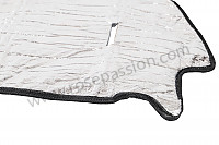 P575534 - ENGINE INSULATION WITH BLACK EDGES for Porsche 911 Classic • 1968 • 2.0t • Coupe • Manual gearbox, 4 speed