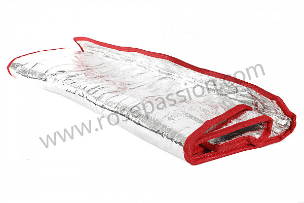 P575535 - ENGINE INSULATION WITH RED EDGES for Porsche 911 Classic • 1972 • 2.4e • Coupe • Manual gearbox, 4 speed