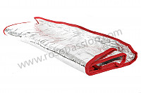 P575535 - ENGINE INSULATION WITH RED EDGES for Porsche 911 G • 1979 • 3.0sc • Targa • Manual gearbox, 5 speed