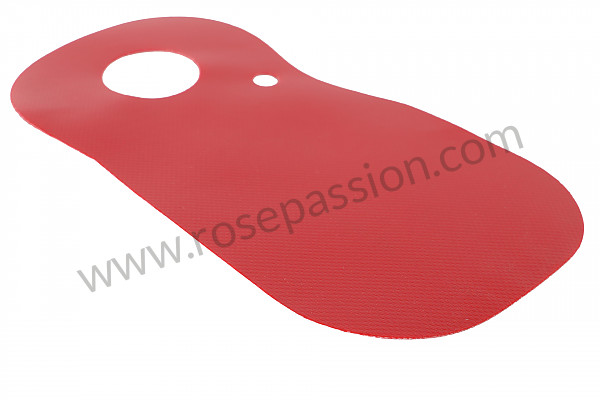 P575580 - RED FUEL FLAP PROTECTION 356 for Porsche 356C • 1964 • 1600 sc (616 / 16) • Coupe karmann c • Manual gearbox, 4 speed