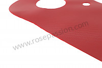 P575580 - RED FUEL FLAP PROTECTION 356 for Porsche 356C • 1964 • 1600 sc (616 / 16) • Coupe karmann c • Manual gearbox, 4 speed
