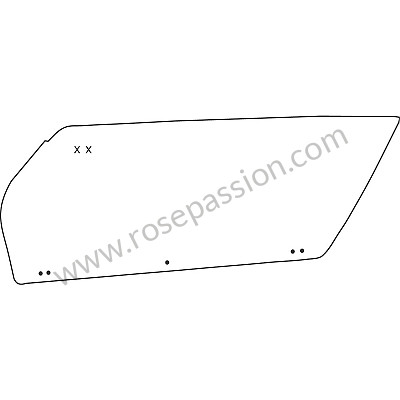 P575581 - DOOR INSULATION SHEET for Porsche 911 Classic • 1970 • 2.2t • Coupe • Manual gearbox, 4 speed