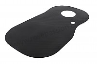 P575627 - BLACK FUEL FLAP PROTECTION 356 for Porsche 356C • 1963 • 2000 carrera gs (587 / 1) • Coupe c • Manual gearbox, 4 speed