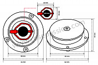 P575636 - CACHE CENTRAL RACE LOOK Donnez à votre véhicule le dernier look de course. Usiné aluminium avec clip factice. À l'intérieur diamètre 60mm "x 95MM Veuillez mesurer avant de commander pour garantir l'ajustement. KIT DE 4 为了 Porsche 968 • 1993 • 968 • Cabrio