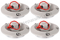 P575636 - CENTRAL COVER RACE LOOK Give your vehicle the latest racing look. Machined aluminum with dummy clip. Inside Diameter 60mm" x 95MM Please measure before ordering to ensure fit. KIT OF 4 for Porsche Boxster / 987 • 2005 • Boxster s 3.2 • Cabrio • Manual gearbox, 6 speed