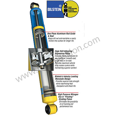 P575656 - BILSTEIN B6 PERFORMANCE FRONT RIGHT SHOCK ABSORBER for Porsche 993 / 911 Carrera • 1995 • 993 carrera 2 • Coupe • Manual gearbox, 6 speed