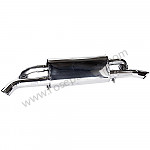 P575932 - B&B MUFFLER, FOR B&B MANIFOLDS, 3" DOUBLE OVAL TIPS, FOR 911 1978-1989 for Porsche 911 G • 1978 • 3.0sc • Coupe • Automatic gearbox