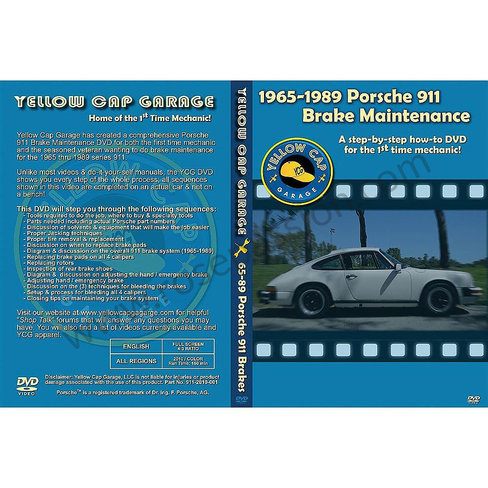 P576068 - 911 PORSCHE® DO-IT-YOURSELF DVD VIDEO SERIES, 1984-1989