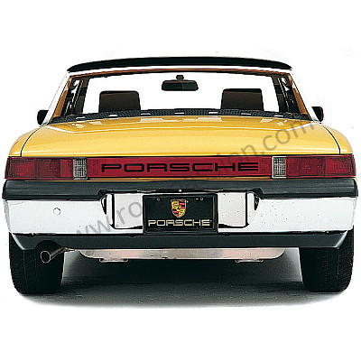 P576508 - REAR SKIRT 914 POLYESTER WITH EXHAUST CUTOUT for Porsche 914 • 1976 • 914 / 4 1.8 carbu • Manual gearbox, 5 speed