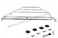 P576530 - CHROME PLATED LUGGAGE RACK for Porsche Boxster / 986 • 2004 • Boxster s 3.2 • Cabrio • Manual gearbox, 6 speed