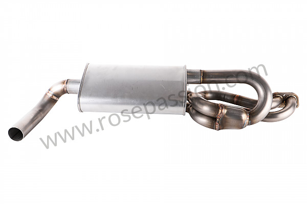 P576635 - BURSCH STAINLESS STEEL SPORT SILENCER for Porsche 914 • 1971 • 914 / 4 1.7 • Manual gearbox, 5 speed