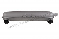 P580914 - RACING SILENCER FOR 911 65-73 (ASSEMBLY WITH MEGAPHONE AND RACING SPAGHETTI) for Porsche 911 G • 1988 • 3.2 g50 • Cabrio • Manual gearbox, 5 speed