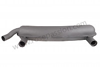 P580914 - RACING SILENCER FOR 911 65-73 (ASSEMBLY WITH MEGAPHONE AND RACING SPAGHETTI) for Porsche 911 G • 1989 • 3.2 g50 • Cabrio • Manual gearbox, 5 speed