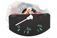 P582004 - FUEL GAUGE FOR INSTRUMENT PANEL 6V for Porsche 356B T6 • 1963 • 1600 super 90 (616 / 7 t6) • Cabrio b t6 • Manual gearbox, 4 speed