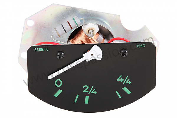 P582004 - FUEL GAUGE FOR INSTRUMENT PANEL 6V for Porsche 356C • 1964 • 2000 carrera gs (587 / 1) • Coupe c • Manual gearbox, 4 speed