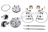 P585125 - 356 REAR BRAKE MODIFICATION KIT FOR DISC BRAKE for Porsche 356B T5 • 1961 • 1600 super 90 (616 / 7 t5) • Coupe b t5 • Manual gearbox, 4 speed