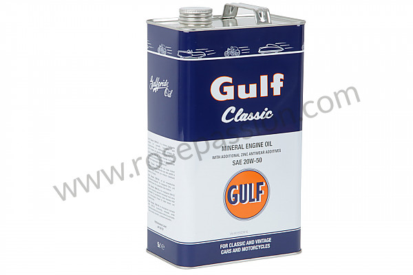 P585127 - GULF CLASSIC 20W50 OIL for Porsche 356B T5 • 1960 • 1600 s (616 / 2 t5) • Coupe b t5 • Manual gearbox, 4 speed