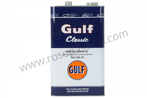 P585127 - GULF-ÖL CLASSIC 20W50 für Porsche 912 • 1969 • 912 1.6 • Targa • 5-gang-handschaltgetriebe