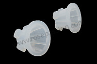 P587212 - KIT OF 2 RUBBER INSERTS FOR REAR LOCK 924 944 968 for Porsche 924 • 1978 • 924 2.0 • Coupe • Automatic gearbox