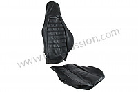 P587217 - IMITATION LEATHER SEAT COVER for Porsche 911 Turbo / 911T / GT2 / 965 • 1979 • 3.3 turbo • Coupe • Manual gearbox, 4 speed