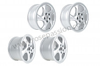 P590054 - KIT 4 CUP 3 TYPE RIMS 18 INCH X 8 + 10  for Porsche Boxster / 986 • 2003 • Boxster s 3.2 • Cabrio • Manual gearbox, 6 speed