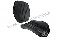 P592578 - IMITATION LEATHER SEAT COVER for Porsche 356B T5 • 1961 • 1600 super 90 (616 / 7 t5) • Coupe b t5 • Manual gearbox, 4 speed