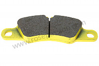 P593365 - PAGID YELLOW FRONT BRAKE PAD for Porsche 997-2 / 911 Carrera • 2012 • 997 c2 • Coupe • Manual gearbox, 6 speed
