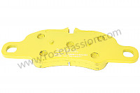 P593365 - PAGID YELLOW FRONT BRAKE PAD for Porsche 991 • 2014 • 991 c4 • Cabrio • Pdk gearbox