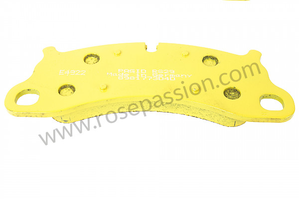 P593366 - PAGID YELLOW FRONT BRAKE PAD for Porsche 991 • 2015 • 991 c4 gts • Cabrio • Pdk gearbox