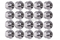 P594523 - KIT OF DRILLED TITANIUM WHEEL NUTS for Porsche 968 • 1993 • 968 • Coupe • Automatic gearbox
