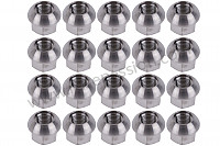 P594523 - KIT OF DRILLED TITANIUM WHEEL NUTS for Porsche 356a • 1956 • 1600 s (616 / 2) • Coupe a t1 • Manual gearbox, 4 speed